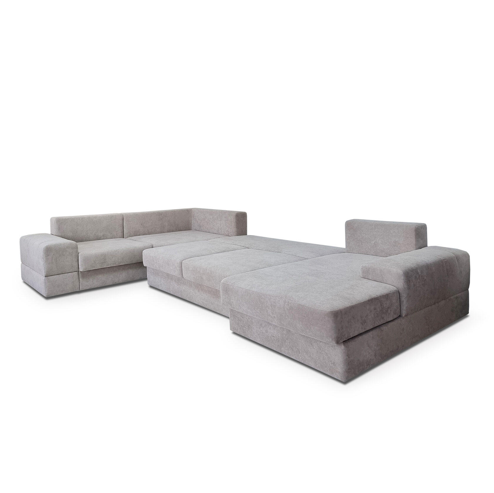 Палермо модульный с широкими подлокотниками и с большим угловым модулем-4